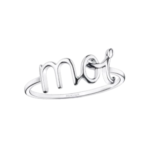 Bague Mauboussin taille 53 Moi or blanc