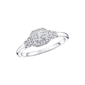 Bague Mauboussin taille 54 Un Automne 1930 N°2 or blanc diamants