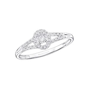 Bague Mauboussin taille 54 Vie, Liberté & Amour or blanc diamants