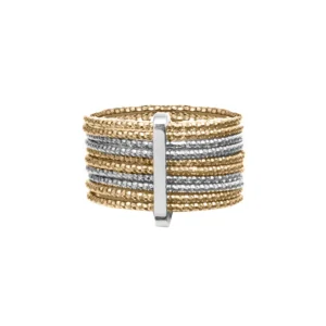 Bague Orus taille 52 argent bicolore