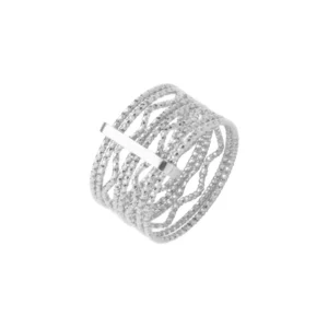 Bague Orus taille 54 argent rhodié