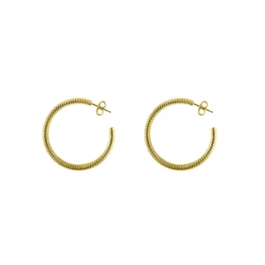 Boucles d'oreilles Orus argent doré