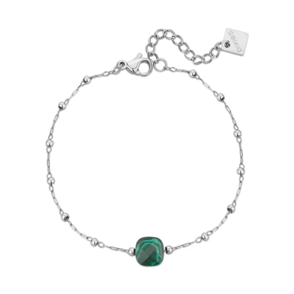 bracelet-pixies-acier-malachite-pbs0039-2mal-1